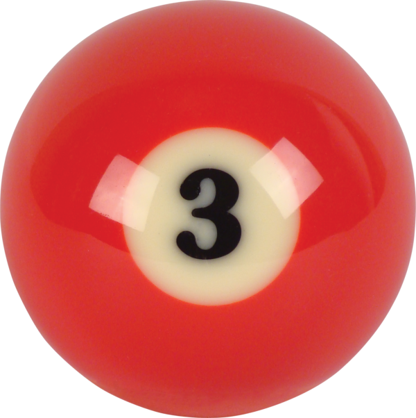 RBSAP_03 Super Aramith Pro Replacement Ball – #3 | Golden Break Billiards
